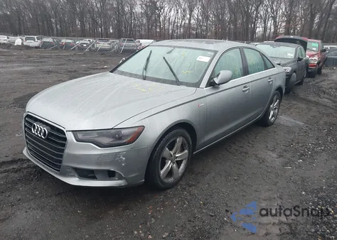2012 Audi A6 3.0 Premium from USA, damaged, VIN WAUGGAFC3CN083784